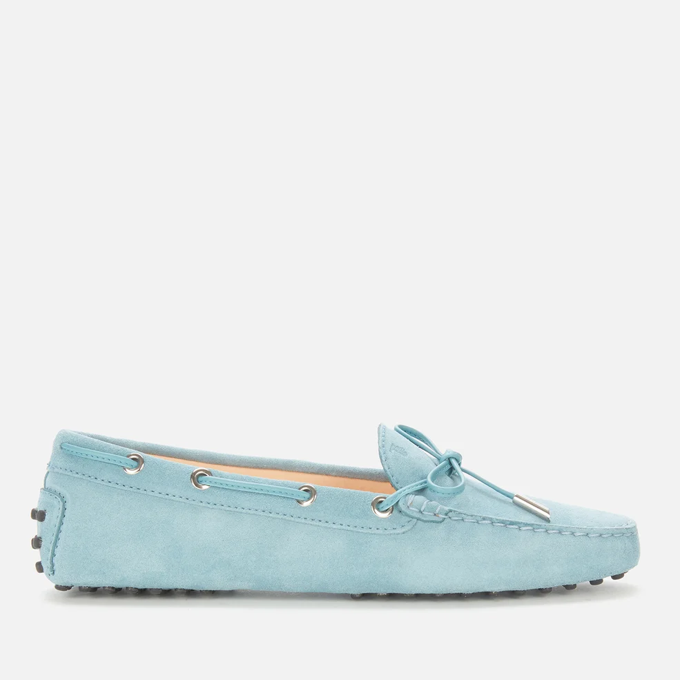 Tod's Women's Heaven Suede Driving Shoes - Blue Image 1