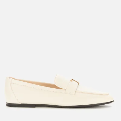 Tod's Women's Gomma Leather Loafers - White