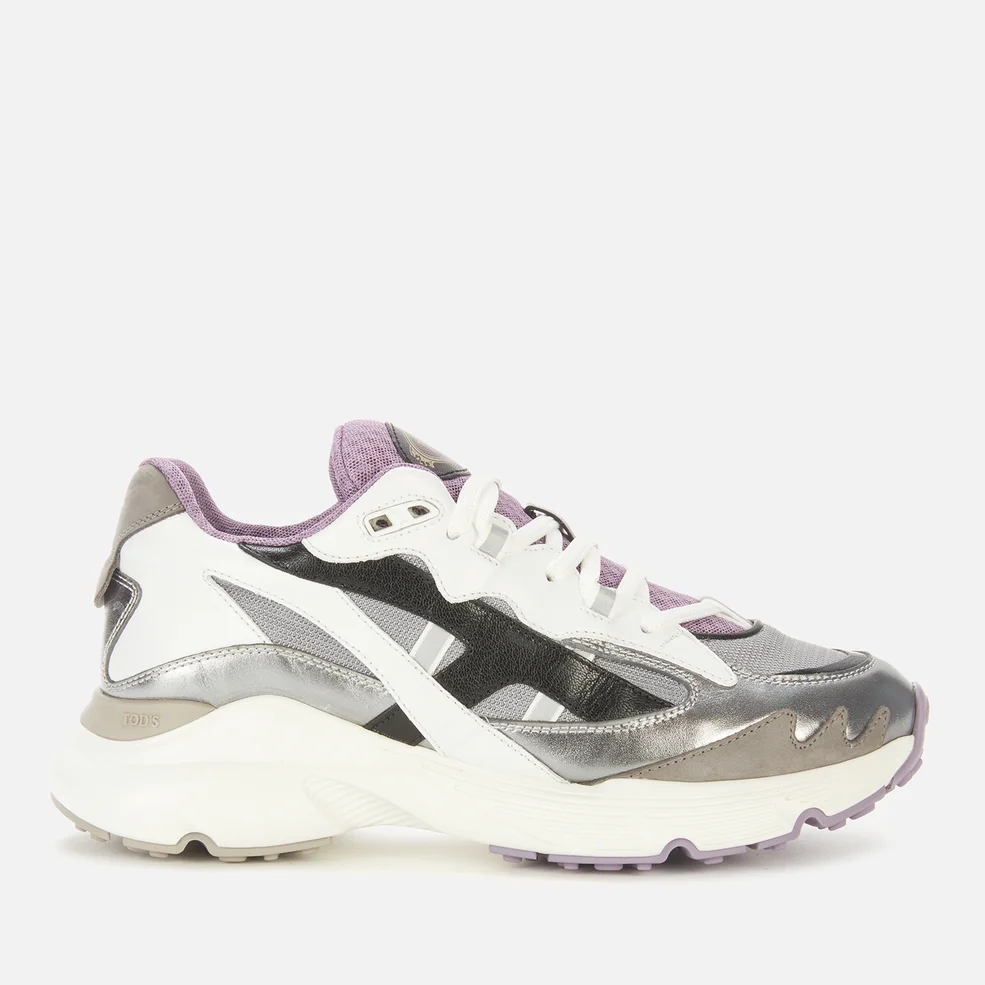 Tod's Women's Sportivo Running Style Trainers - Silver Image 1