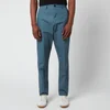 Maison Margiela Men's Cotton Canvas Trousers - Steel Blue - Image 1