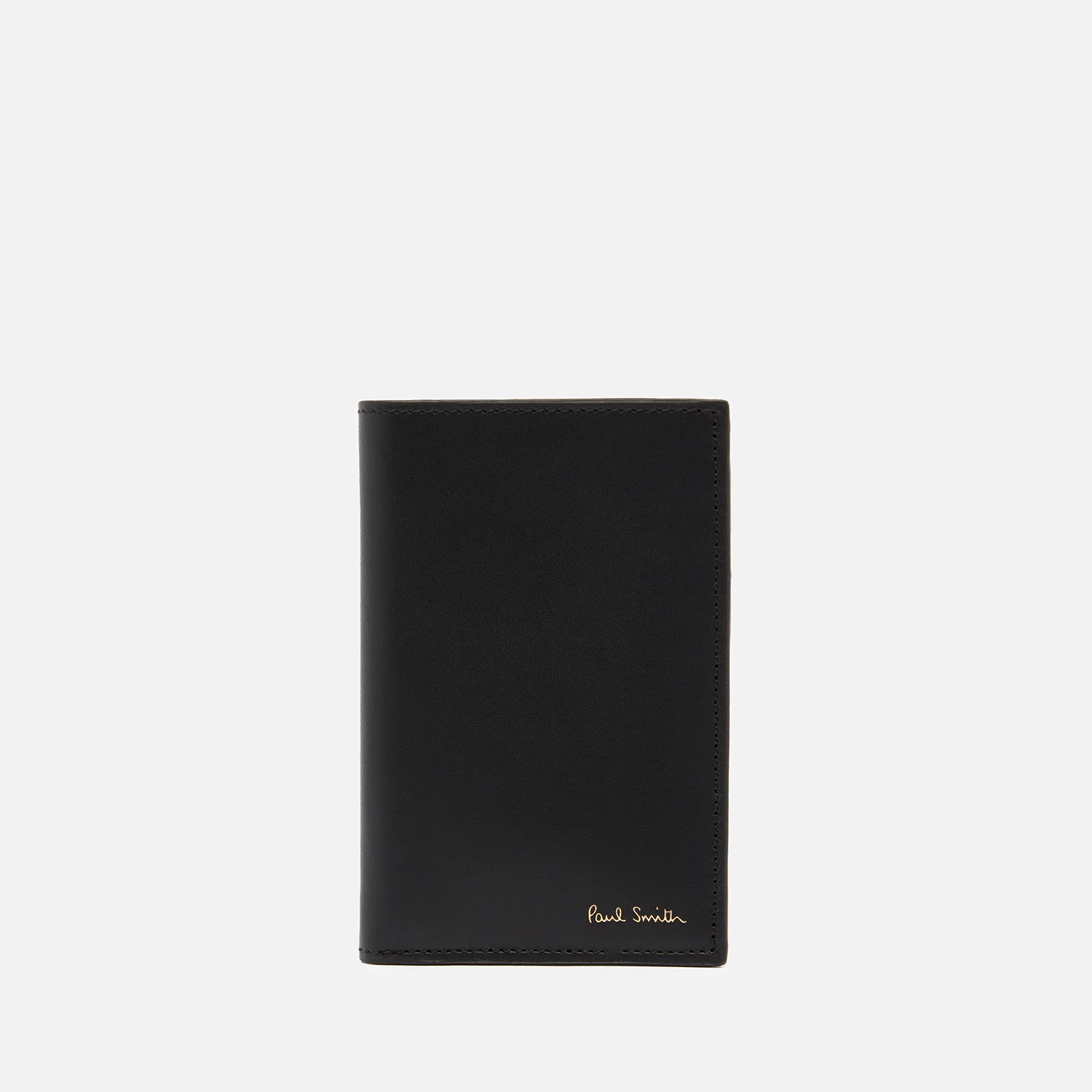 PS Paul Smith Men's Leather Internal Stripe Credit Card Wallet - Black Image 1