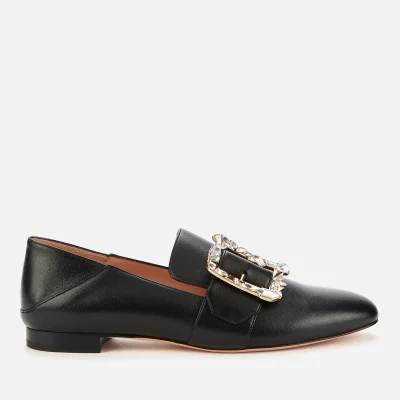 Bally Women's Janelle-Stra Leather Loafers - Black