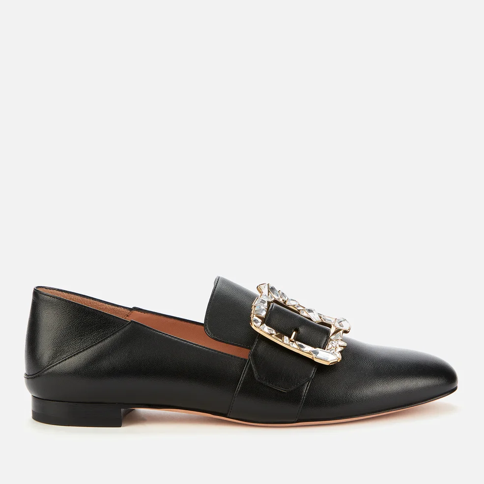Bally Women's Janelle-Stra Leather Loafers - Black Image 1