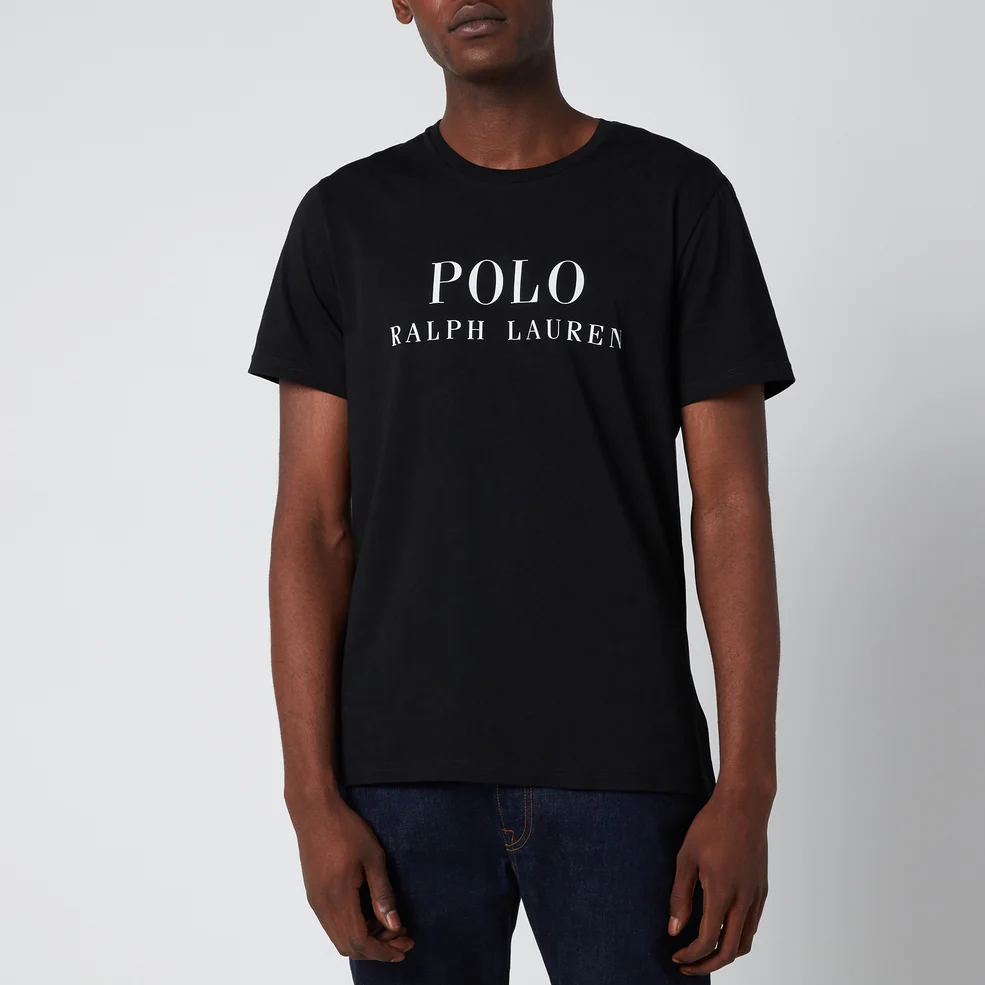 Polo Ralph Lauren Men's Liquid Cotton Branded Crewneck T-Shirt - Polo Black Image 1