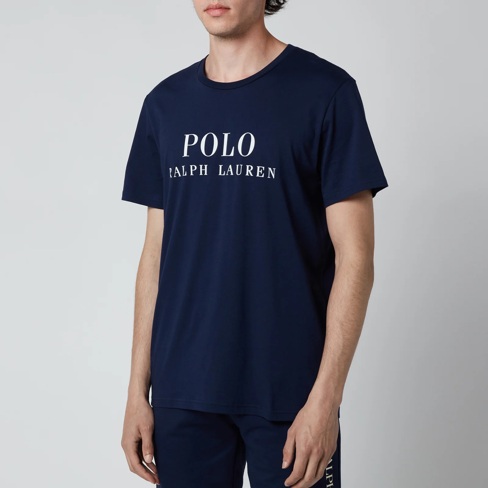 Polo Ralph Lauren Men's Liquid Cotton Branded Crewneck T-Shirt - Cruise Navy Image 1