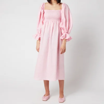 Sleeper Women's Atlanta Linen Dress - Pink