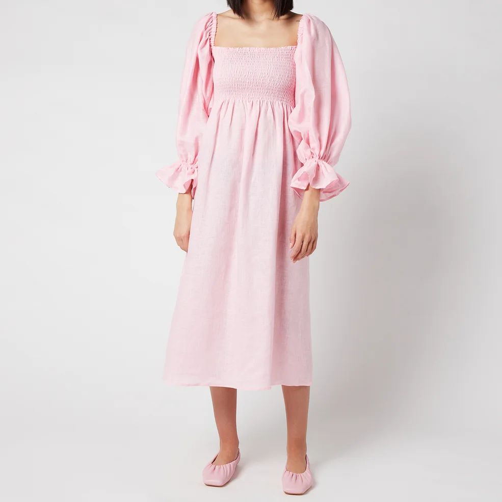 Sleeper Women's Atlanta Linen Dress - Pink Image 1