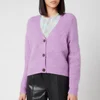 Ganni Women's Soft Wool Knit Cardigan - Pastel Lilac - Image 1