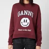 Ganni Women's Isoli Sweatshirt - Port Royale - Image 1