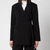 Ganni Women's Melange Suiting Jacket - Black - Image 1