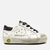 Golden Goose Toddlers' Super Star Family Leather Trainers - White/Ice - Image 1