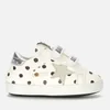 Golden Goose Babies' School Pois Print Trainers - White/Black Pois/Ice/Silver - Image 1