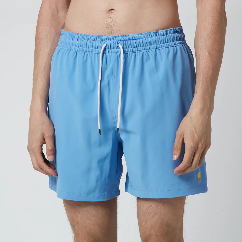 Polo Ralph Lauren Men's Traveler Swim Shorts - Harbour Island Blue Image 1