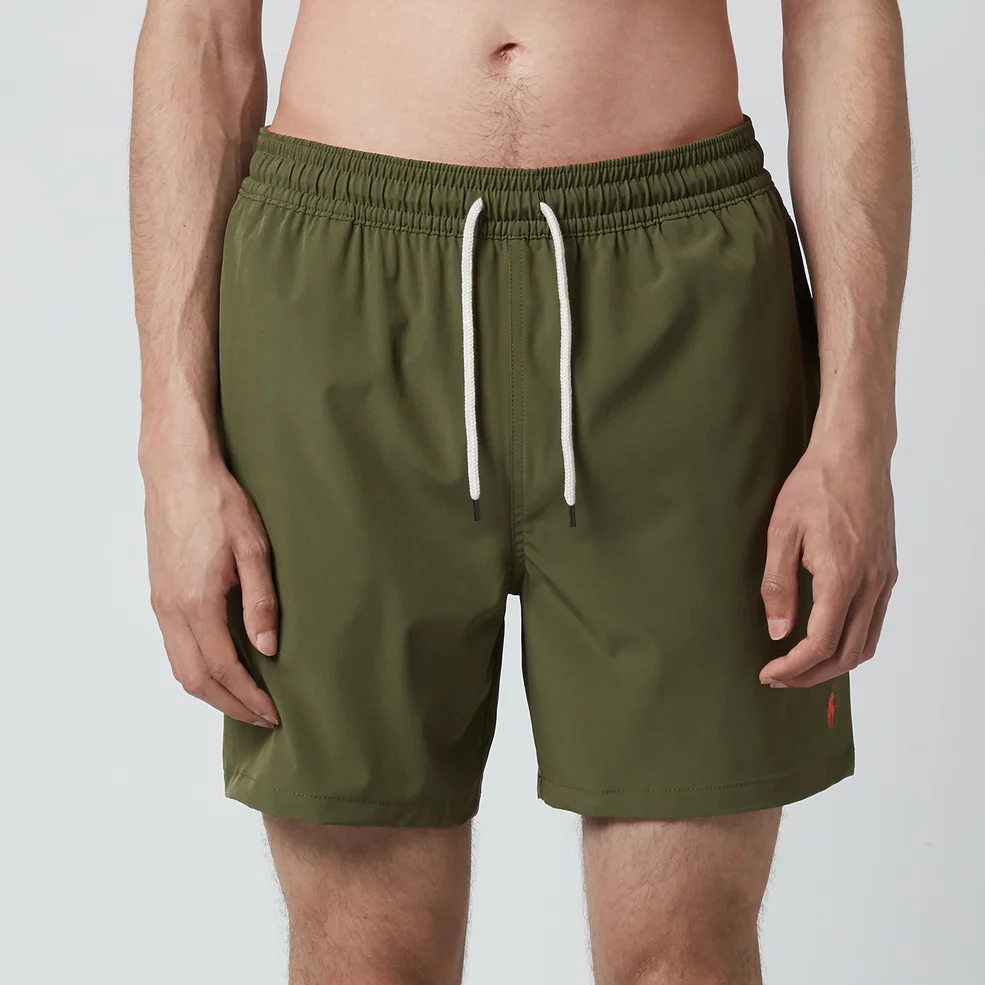Polo Ralph Lauren Men's Traveler Swim Shorts - Supply Olive Image 1