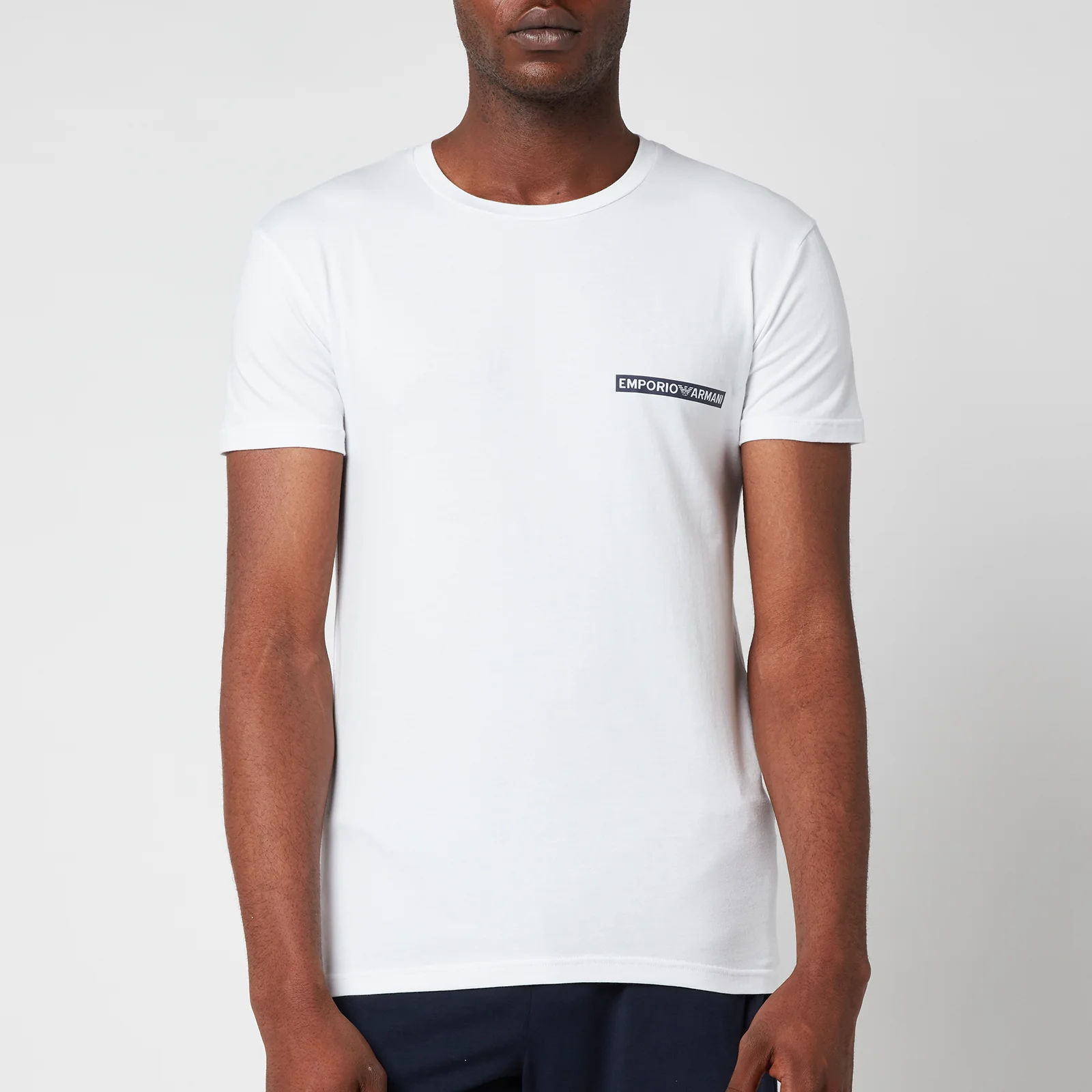 Emporio Armani Men's The New Icon Crew Neck T-Shirt - White Image 1