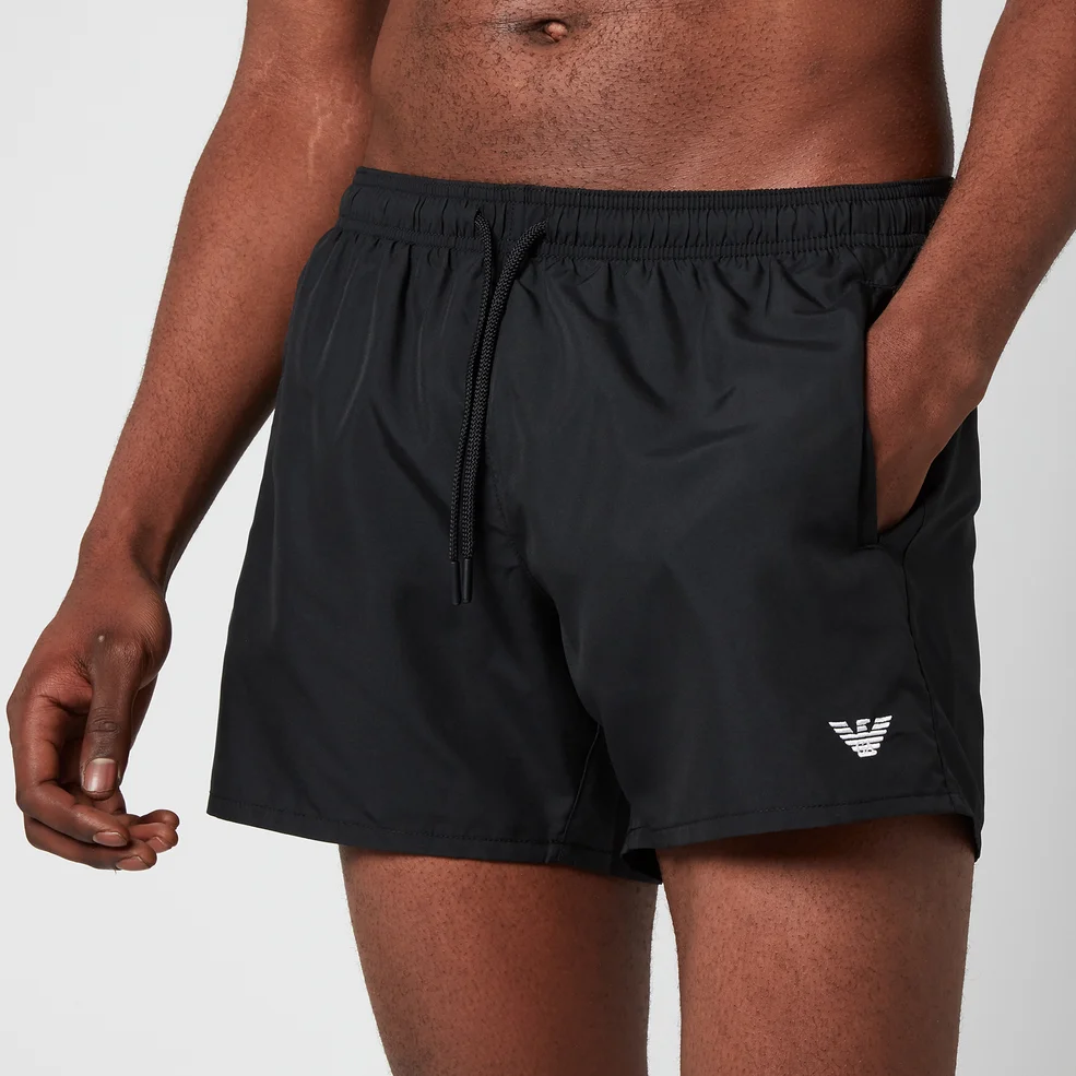 Emporio Armani Men's Essential Swim Shorts - Black Image 1