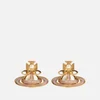 Vivienne Westwood Women's Simonetta Bas Relief Earrings - Gold Cream Pearl Pink - Image 1