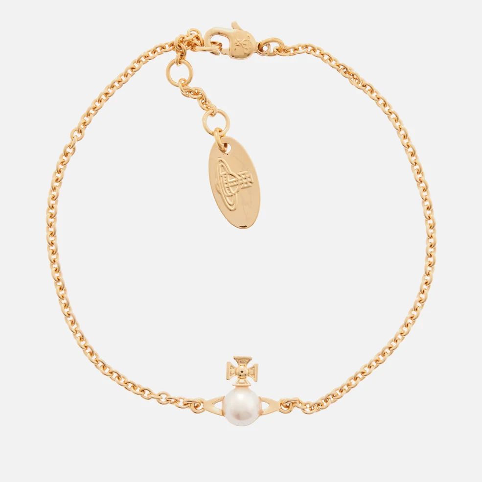 Vivienne Westwood Women's Balbina Bracelet - Gold Cream Pearl Image 1