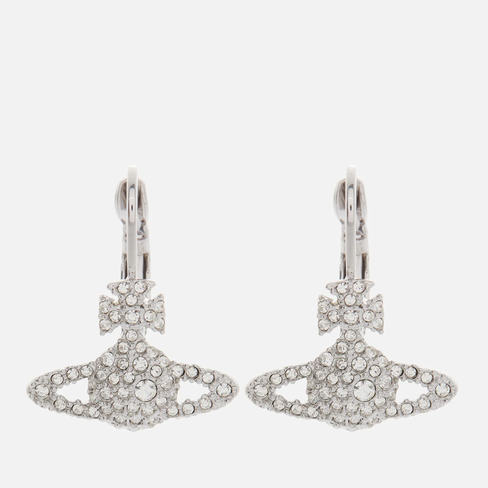 Vivienne Westwood Women's Grace Bas Relief Earrings - Rhodium Crystal Image 1