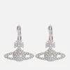 Vivienne Westwood Women's Grace Bas Relief Earrings - Rhodium Crystal - Image 1