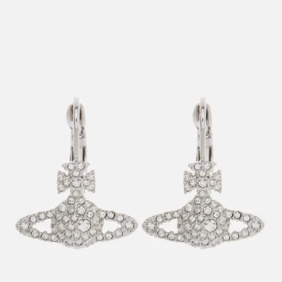 Vivienne Westwood Women's Grace Bas Relief Earrings - Rhodium Crystal