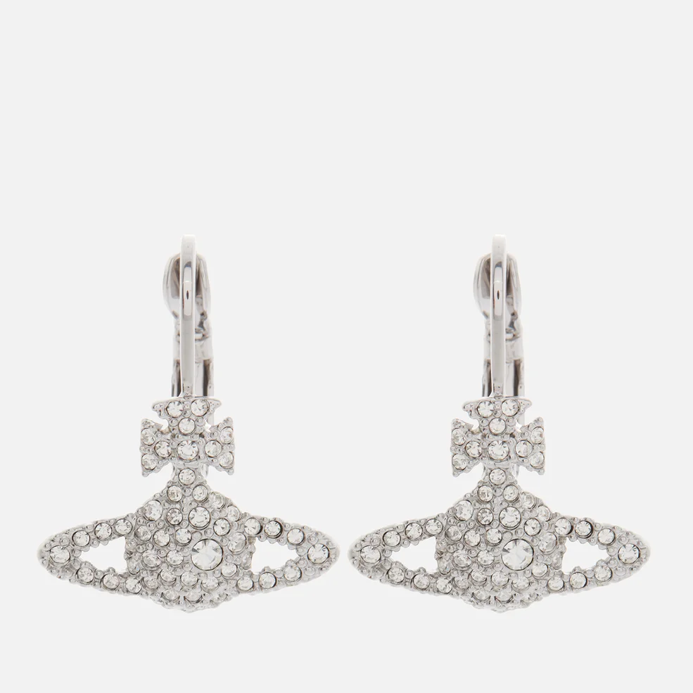 Vivienne Westwood Women's Grace Bas Relief Earrings - Rhodium Crystal Image 1