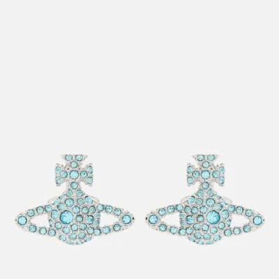 Vivienne Westwood Women's Grace Bas Relief Stud Earrings - Silver-Tone Aqua Bohemica