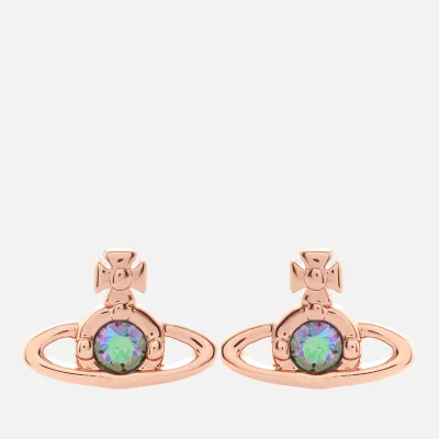 Vivienne Westwood Women's Nano Solitaire Earrings - Pink Gold Paradise Shine