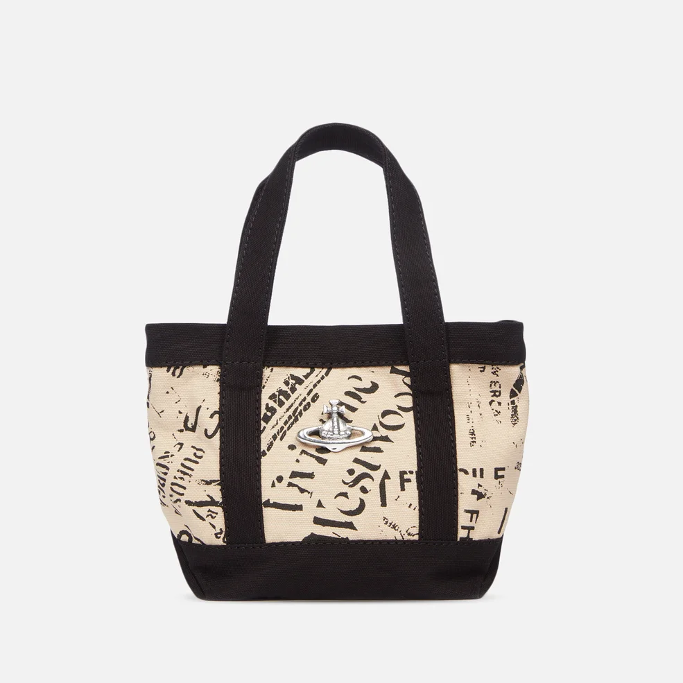 Vivienne Westwood Women's Utility Mini Shopper Bag - Beige Image 1