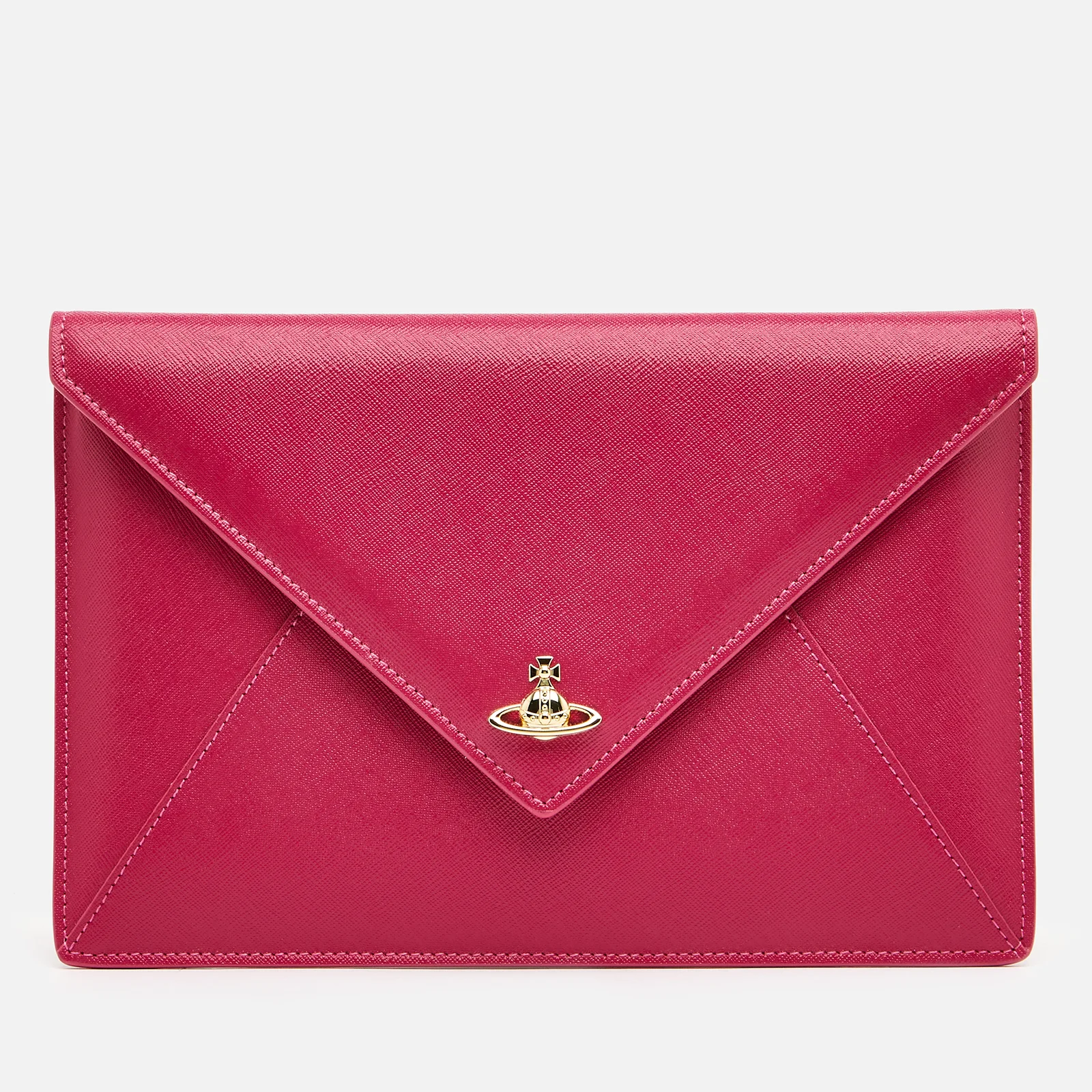 Vivienne Westwood Women's Victoria Envelope Clutch Bag - Pink Image 1