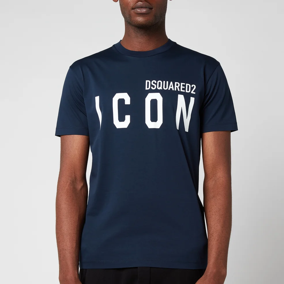 Dsquared2 Men's Icon T-Shirt - Navy Image 1