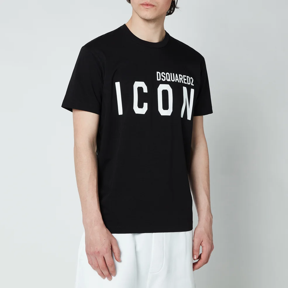 Dsquared2 Men's Icon T-Shirt - Black Image 1