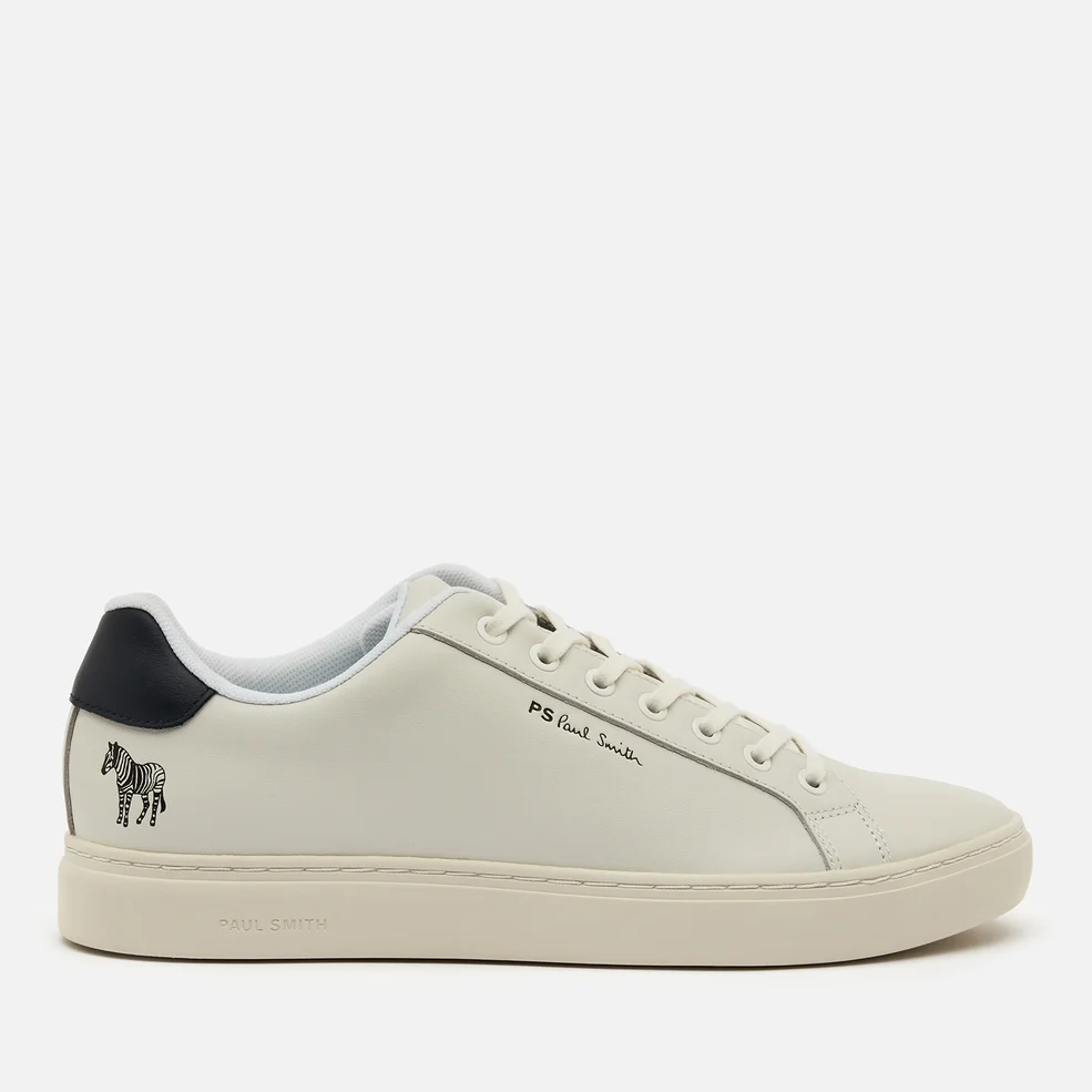 PS Paul Smith Men's Rex Zebra Leather Low Top Trainers - White Image 1