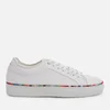 Paul Smith Women's Basso Leather Cupsole Trainers - White Swirl - Image 1