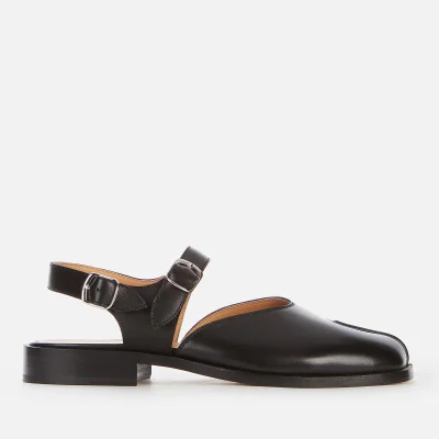 Maison Margiela Men's Tabi Leather Sandals - Black