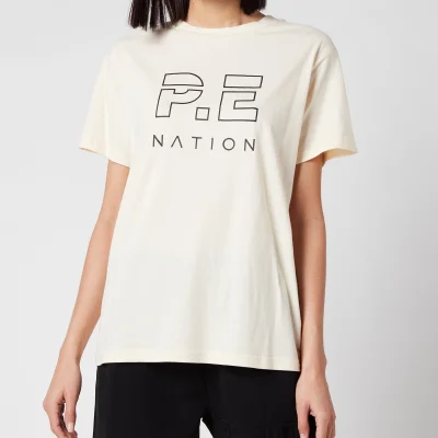 P.E Nation Women's Heads Up T-Shirt - Pearled Ivory