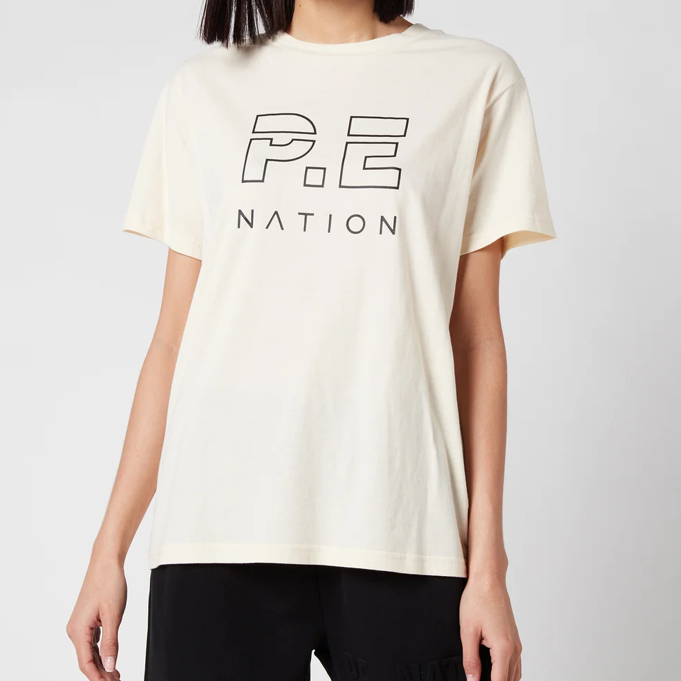 P.E Nation Women's Heads Up T-Shirt - Pearled Ivory Image 1