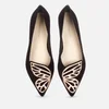 Sophia Webster Women's Butterfly Pointed Flats - Black/Rose Gold - Image 1
