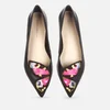 Sophia Webster Women's Butterfly Embroidery Pointed Flats - Black/Multi - Image 1