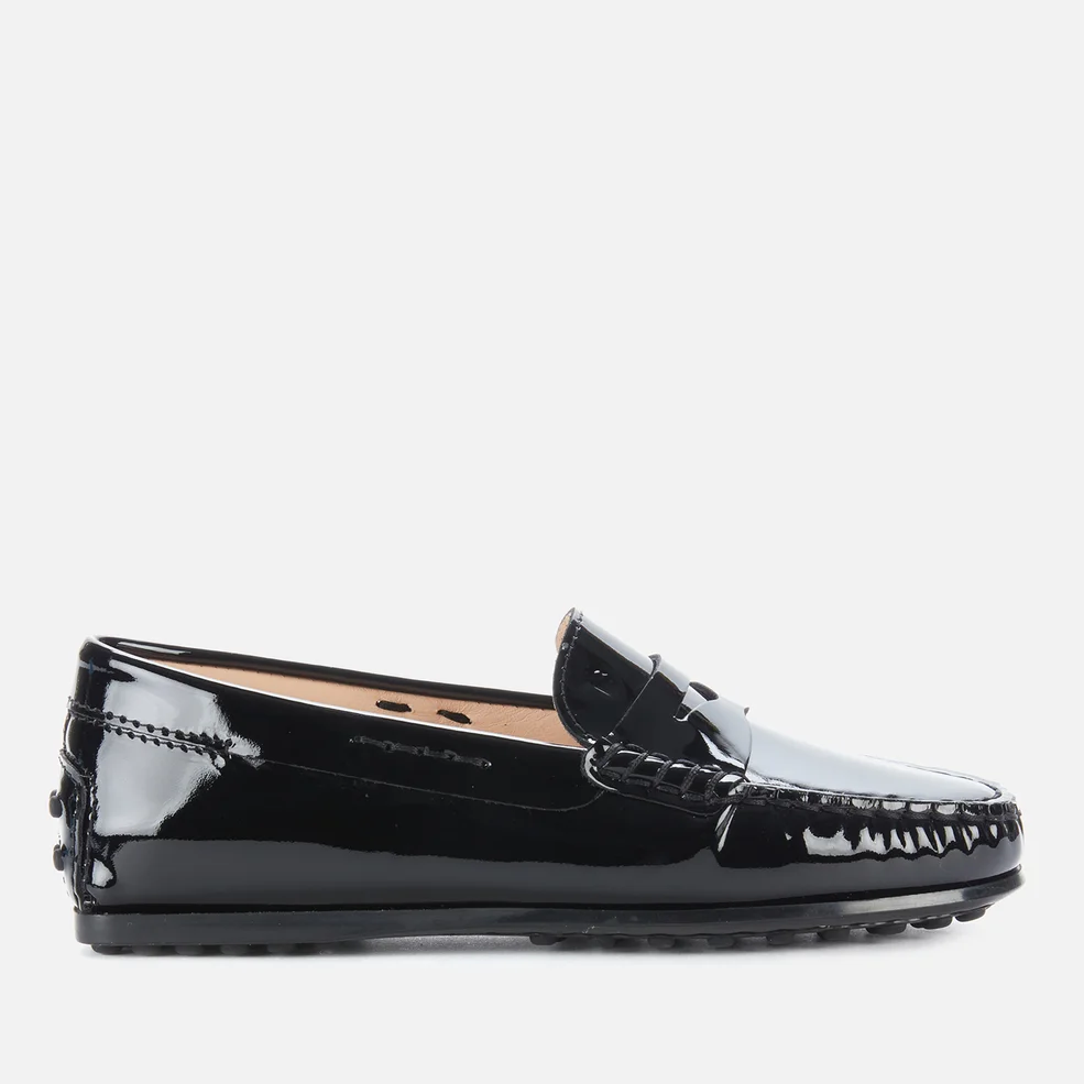 Tods Kids' Leather Loafers - Black Image 1