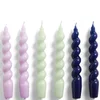 HAY Candle Spiral Set of 6 - Lilac/Mint/Blue - Image 1