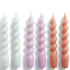 HAY Candle Spiral Set of 6 - Blue/Lilac/Apricot - Image 1