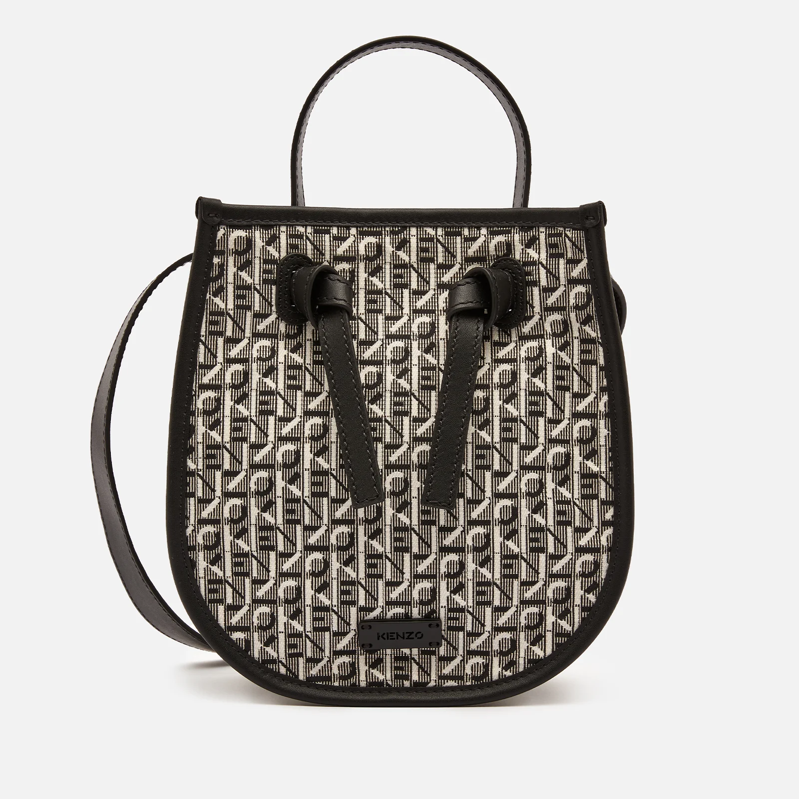 KENZO Women's Monogram Jacquard Bucket Bag - Misty Grey Image 1