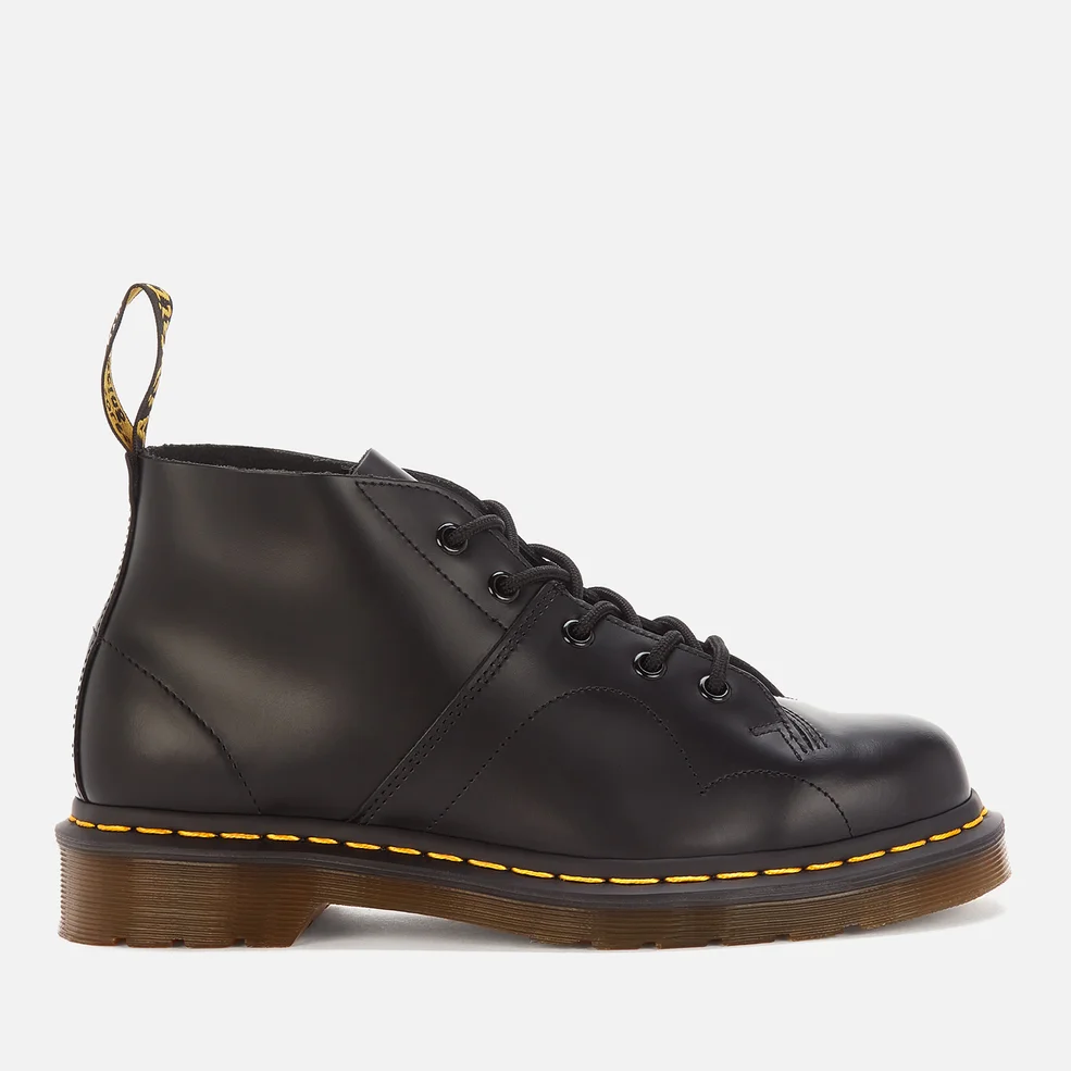 Dr. Martens Church Smooth Leather Monkey Boots - Black Image 1