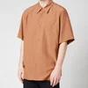AMI Men's Summer Fit Short Sleeve Shirt - Brown - Image 1