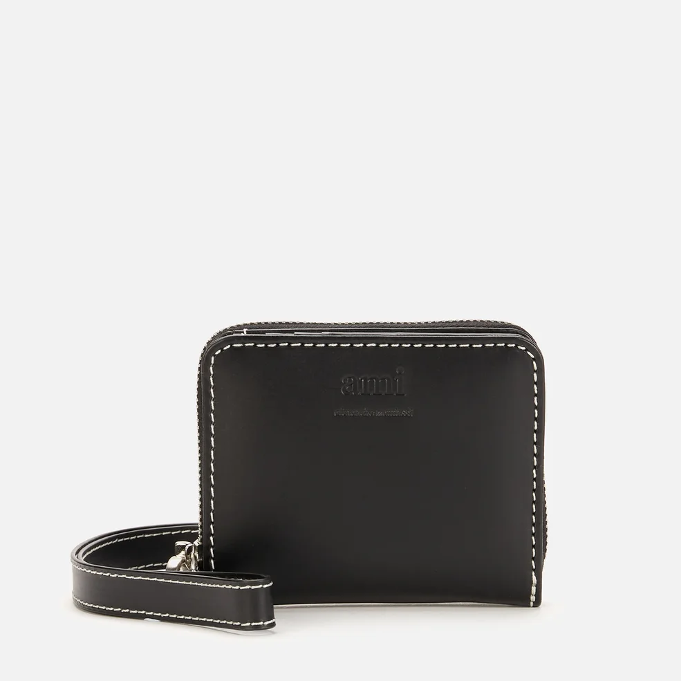 AMI Men's Compact Wallet - Black Image 1