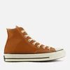 Converse Chuck 70 Recycled Canvas Hi-Top Trainers - Dark Soba/Egret/Black - Image 1