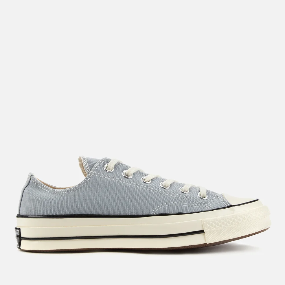Converse Chuck 70 Ox Trainers - Wolf Grey/Black/Egret Image 1