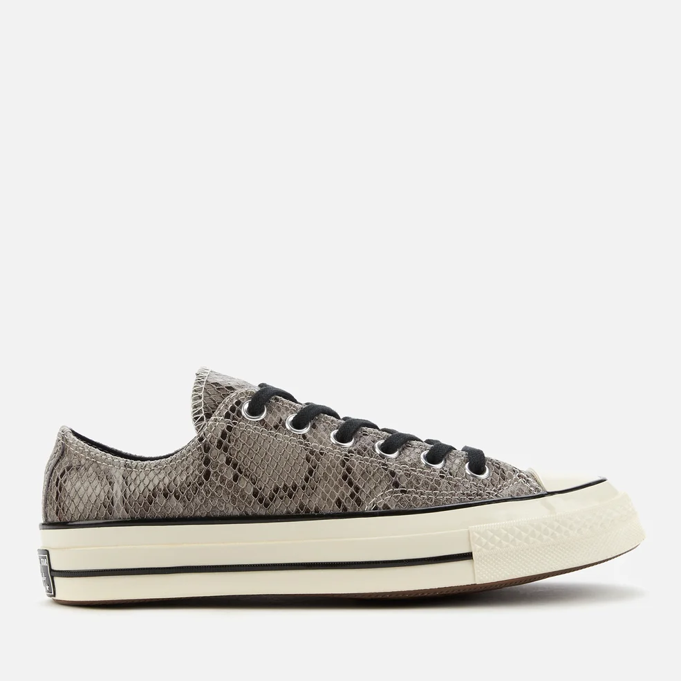 Converse Chuck 70 Archive Reptile Ox Trainers - Grey Image 1