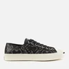 Converse Men's Jack Purcell Archive Reptile Ox Trainers - Black/Egret - Image 1